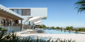 Umbrosa Icarus design umbrella - Luxury Gardens Magazine najaar 2022