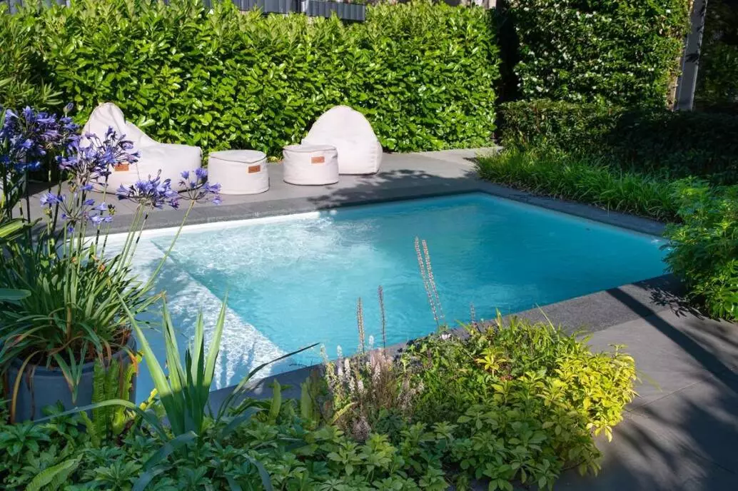 Plungepool 4x2,5 ROMO Zwembaden - Luxury Gardens Magazine Flatform