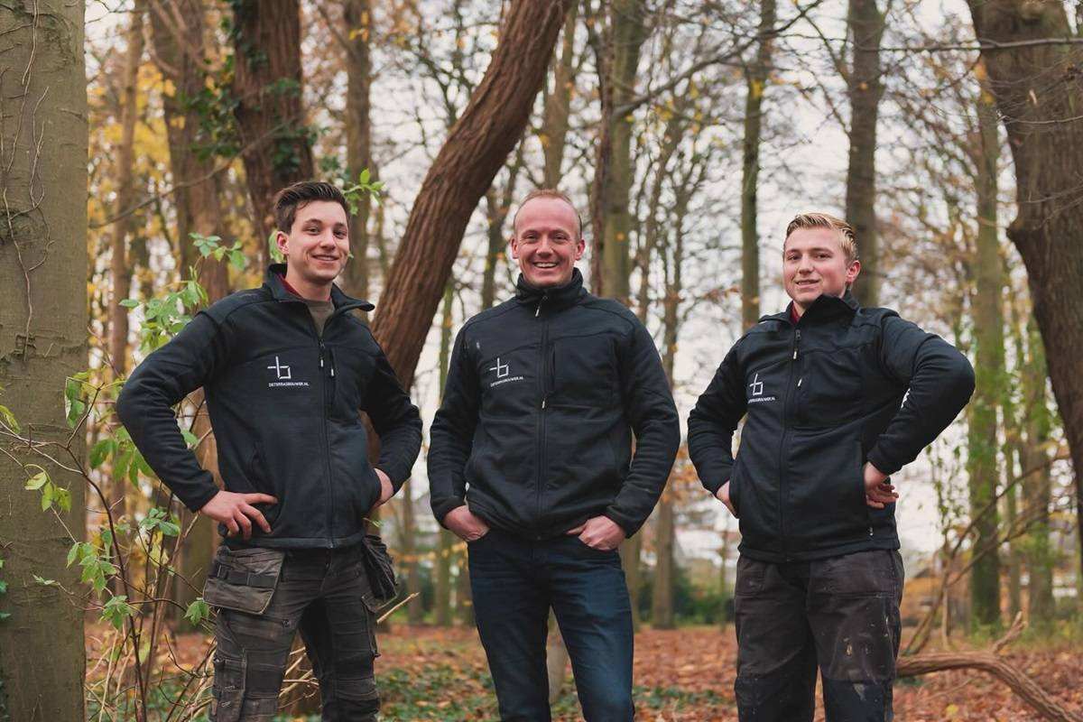 De Terrasbouwer Joris Vorderman, Gert Jan van den Berg en Jino Zimmer