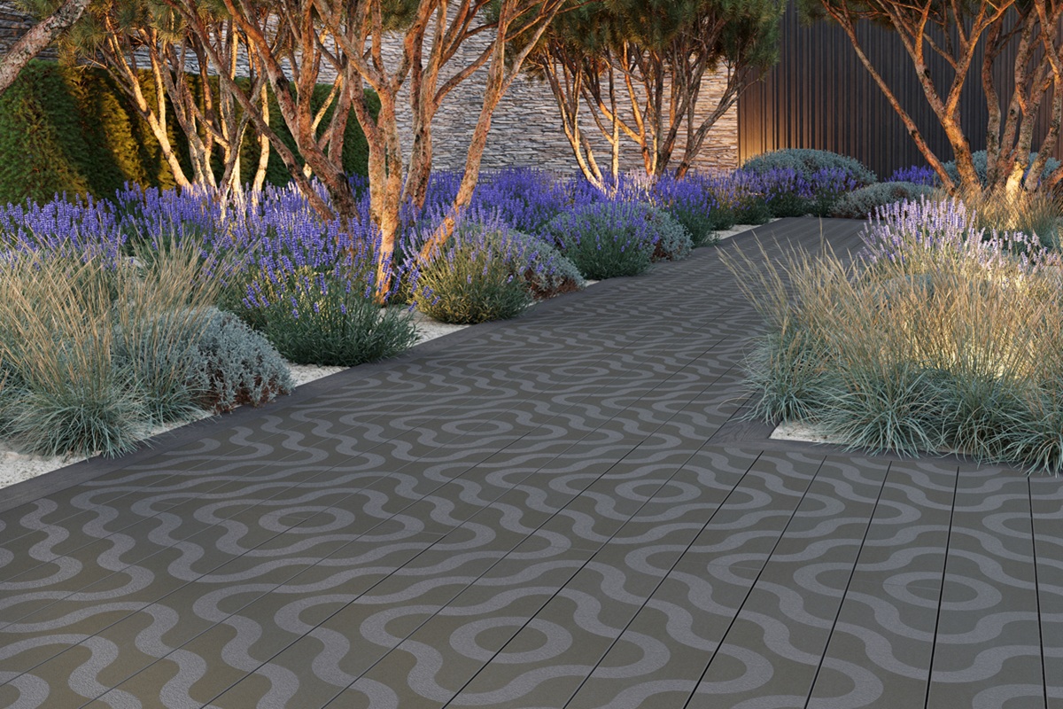 Millboard Modello Contour Burnt Cedar Cameo