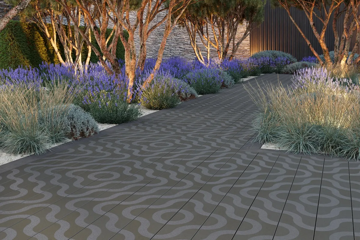 Millboard Modello Contour Burnt Cedar Cameo