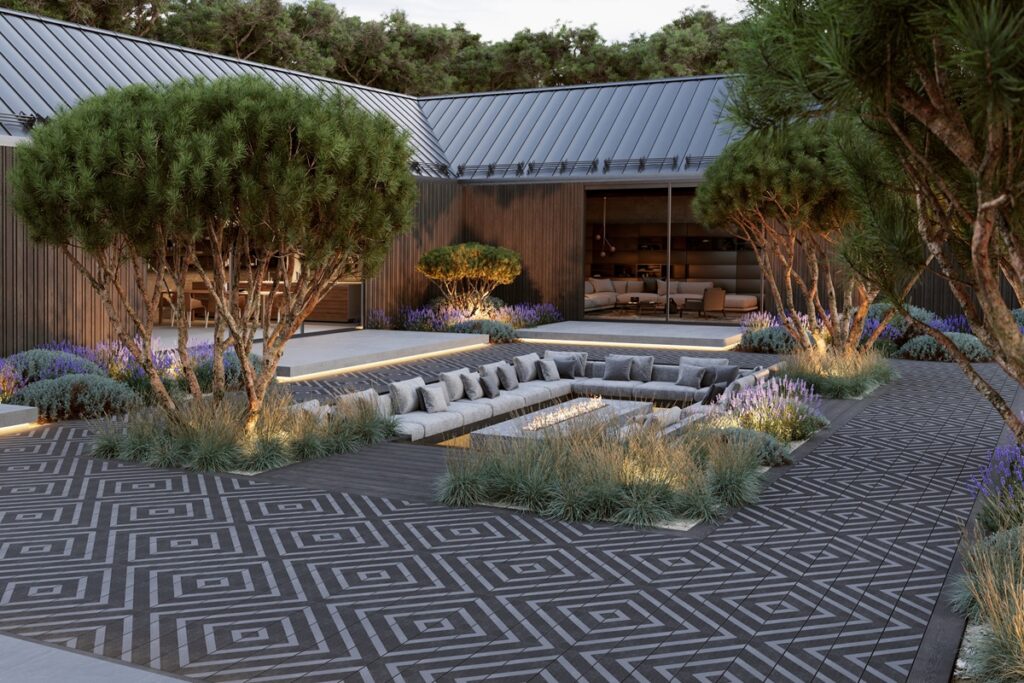 Millboard Modello Linear Burnt Cedar Cameo