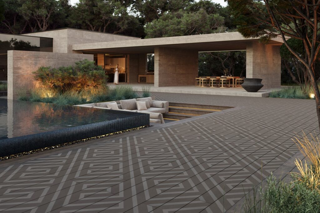 Millboard Modello Linear Ebony Grey Cameo