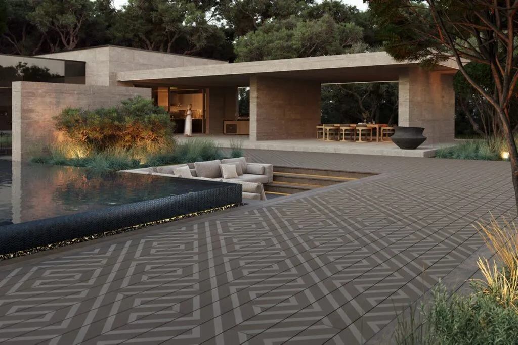 Millboard Modello Linear Ebony Grey Cameo