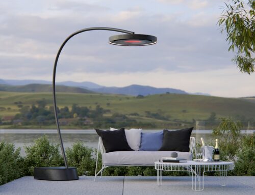 Buitenverwarming en verlichting in één