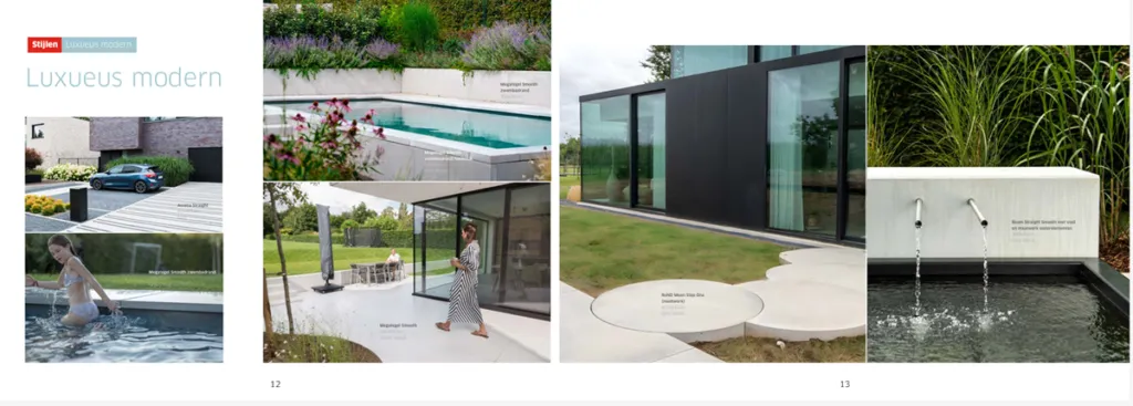 Totaalgamma Ebema Stone&Style inspiratiegids - Luxury Gardens Magazine