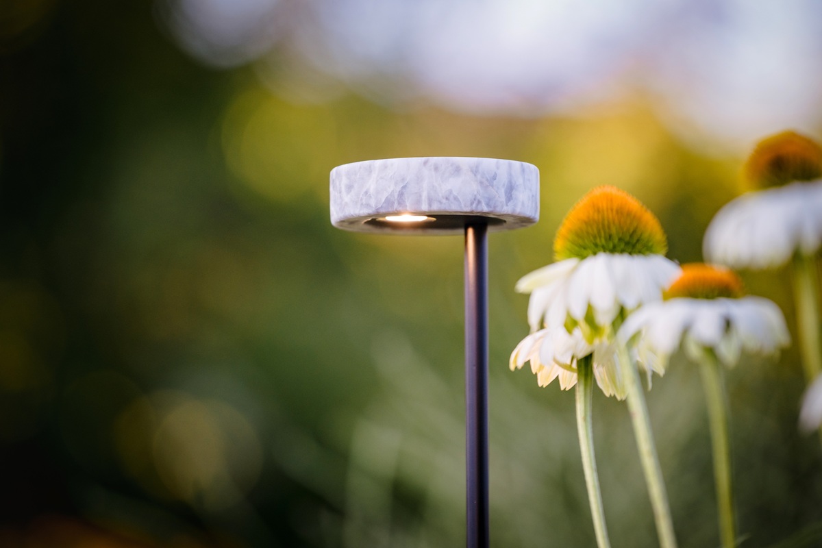 Tuinverlichting uit natuursteen